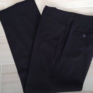 Women's Black Dress Casual Straight Leg Pants Size 28" waist